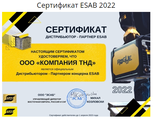  ESAB 2022