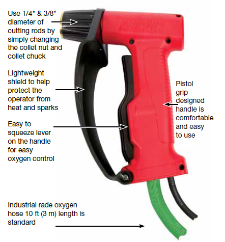 Резак ESAB Slice Torch Assy. F/Power Cutting в сборе. Резак SLICE в сборе. Артикул 03003010.