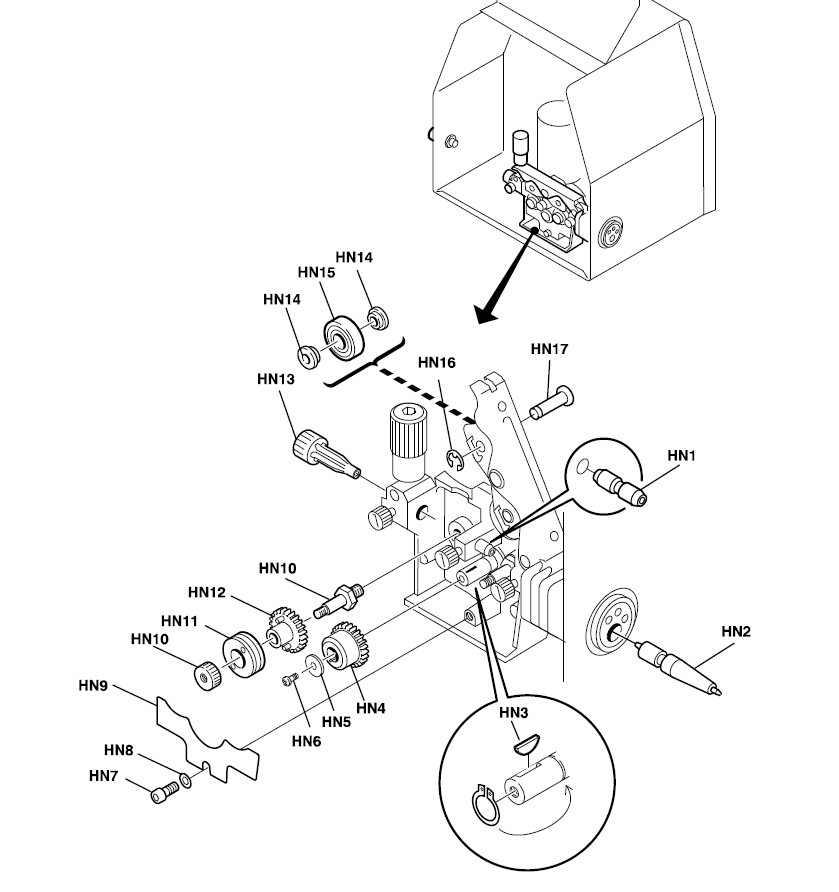 Шестерня ESAB Motor gear euro двигателя (Motor gear euro). Артикул 0459440001.