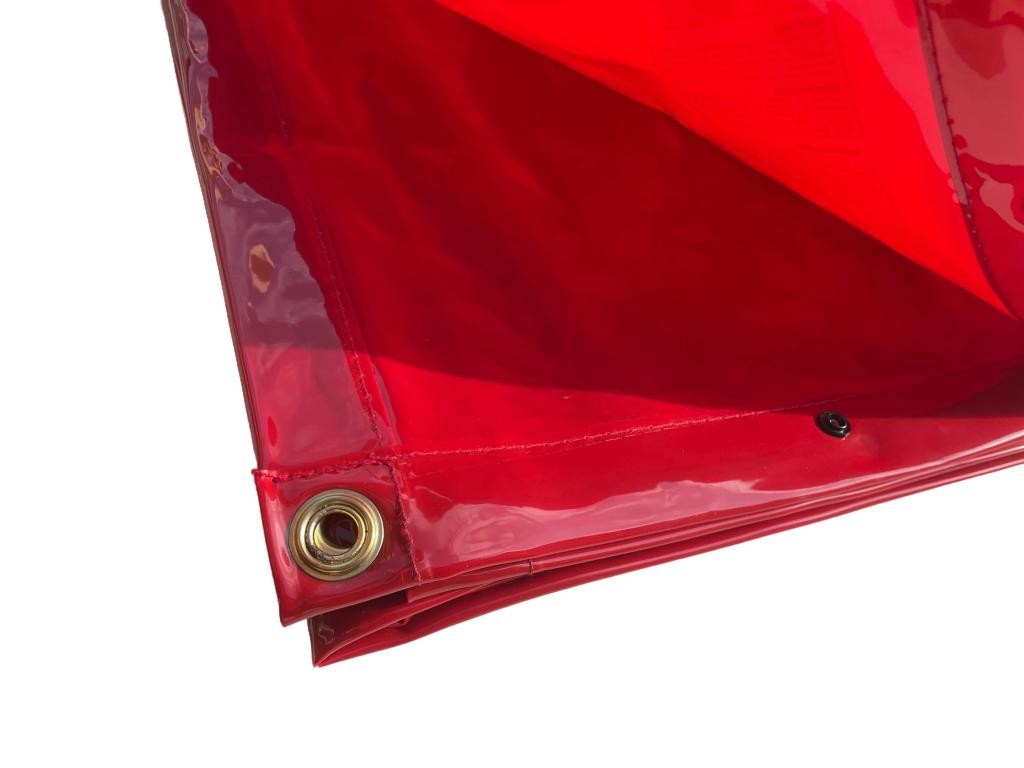 Сварочная штора темно-красная, 1400x1800, DIN 9