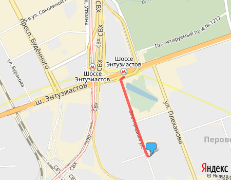 Метро шоссе энтузиастов