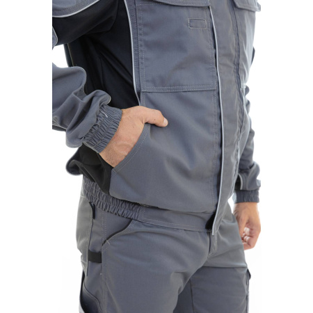 Куртка BRODEKS KS201, серый/черный (S) (KS201GREYS)