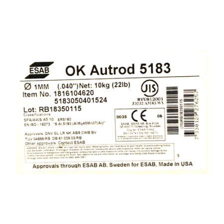 Проволока сварочная ESAB OK Autrod 5183 (OK Autrod 18.16)