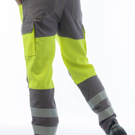 Брюки мультизащитные BRODEKS MS38-61, желтый/серый  (46) (MS38-61YELLOW46)