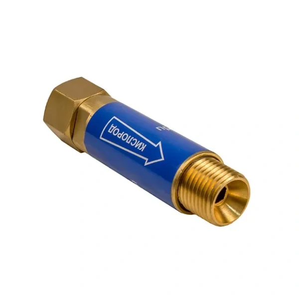 Затвор предохранительный КЕДР ЗП-1К (кислород), на выход редуктора, М16х1,5 (8007052)