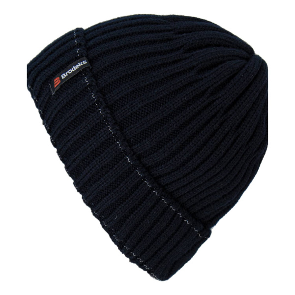 Шапка BRODEKS fleece lining т.синий (capFLblue)