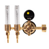 Регулятор для углекислоты и аргона KRASS Base Control SE FLOW ARG AR/CO2 - 200/- бар, вх. G3/4"; вых. G1/4"; 2 ротаметра 0-32л/мин