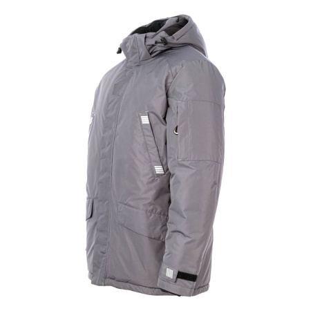 Куртка-парка зимняя BRODEKS KW204, серый (S) (KW204GREYS)