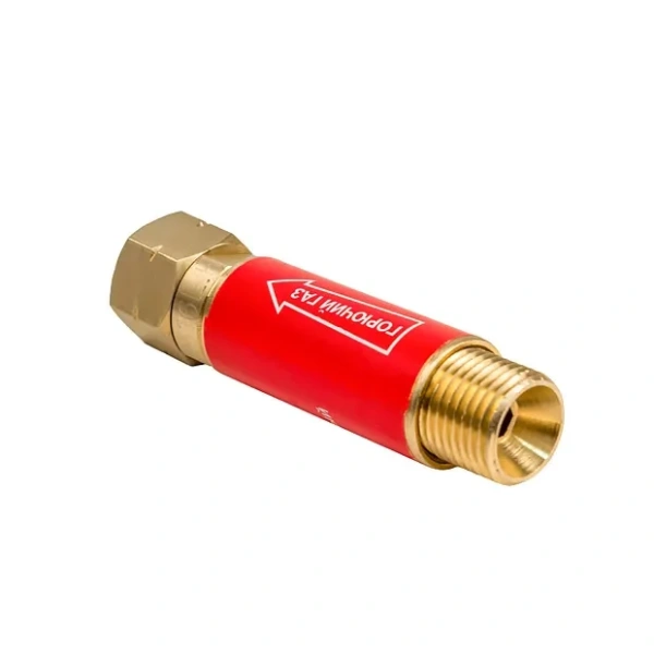 Затвор предохранительный КЕДР ЗП-3Г (пропан, ацетилен), на вход резака /горелки, М16х1,5LH левая резьба (8007048)