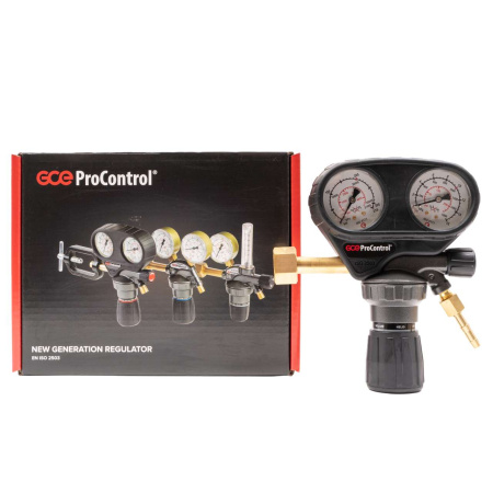 Редуктор гелиевый GCE ProControl HE -  Гелий; 200/10 бар; вх. W 21,8x1/14"; вых. G1/4";