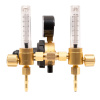 Регулятор для углекислоты и аргона KRASS Base Control SE FLOW ARG AR/CO2 - 200/- бар, вх. G3/4"; вых. G1/4"; 2 ротаметра 0-32л/мин