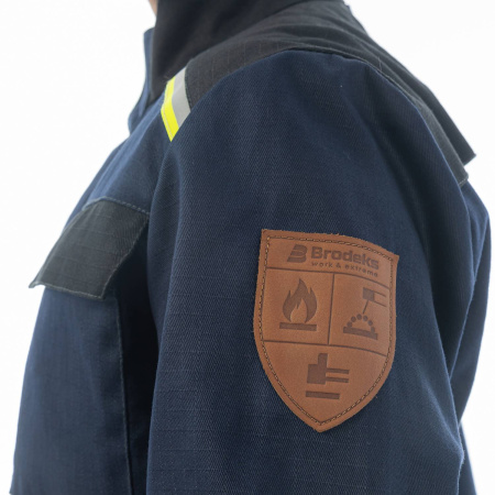 Комбинезон сварщика BRODEKS FS58-01, т.синий/черный (XS) (FS58-01NAVYXS)