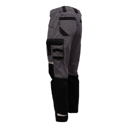 Брюки BRODEKS KS302 -C, 100% хлопок, графит серый/черный (46) (KS302СGR46)