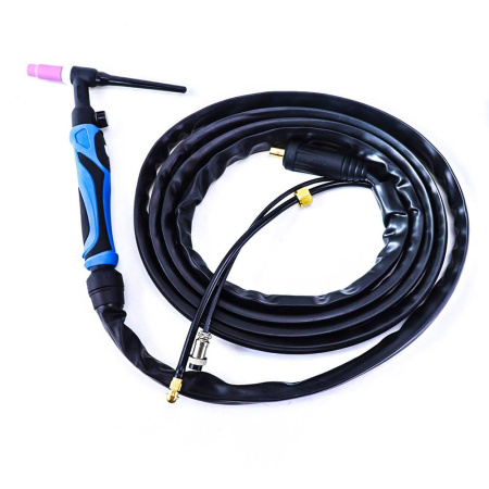 Горелка HUGONG TIG с газовым охлаждением, дист. управл. током, WP-26-4м. / TIG Torch WP-2 (12080040036) (032211)