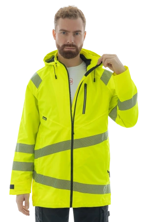 Куртка-парка сигнальная летняя BRODEKS KS223, желтый (S) (KS223YELLOWS)