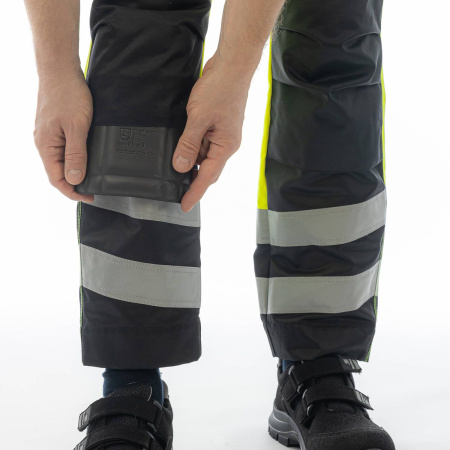 Брюки сигнальные BRODEKS KS313, желтый/черный (46) (KS313YELLOW46)