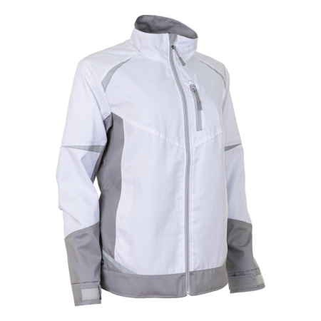 Куртка рабочая женская BRODEKS KS228, белый/серый (XS) (KS228WHITEXS)