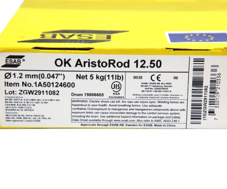 Проволока сварочная ESAB OK Aristorod 12.50