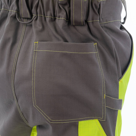 Полукомбинезон мультизащитный BRODEKS MS48-61, желтый/серый (S) (MS48-61YELLOWS)