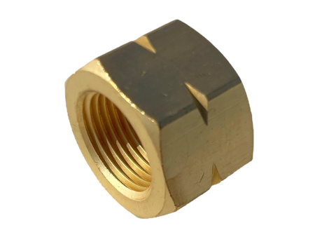 Гайка накидная GCE W21.8x1/14" LH (Латунь) (5 шт.)