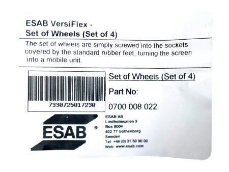 Комплект колес для рамы ESAB VersiFlex