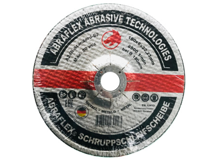 Круг зачистной Abraflex 180x6x22,23 A-24 Standard BF (металл)