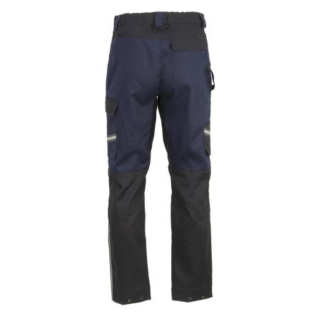 Брюки сварщика BRODEKS FS38-01, т.синий/черный (52) (FS38-01BLUE52)