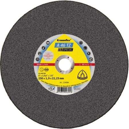Круг отрезной Klingspor Kronenflex A 46 TZ GER 150X1,6X22,23