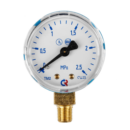 Манометр ПТК 2,5 МПа, 1/8 NPT, кислород (001.050.911)