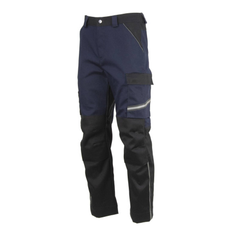 Брюки сварщика BRODEKS FS38-01, т.синий/черный (52) (FS38-01BLUE52)