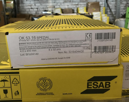 Электроды ESAB OK 53.16 SPEZIAL