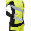 Куртка сигнальная женская BRODEKS KS229, желтый/черный (XS) (KS229YELLOWXS)