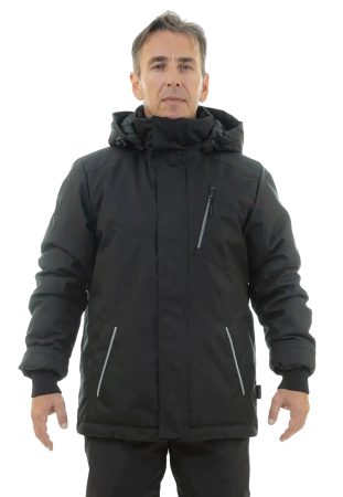 Куртка зимняя BRODEKS KW210, черный (S) (KW210BLACKS)