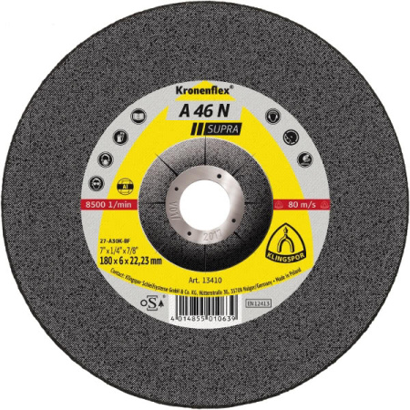 Круг зачистной Klingspor Kronenflex A 46 N 125X6X22,23