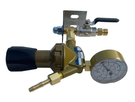 Редуктор сетевой GCE Dinset Кислород; -/10 бар; вх. G3/8", вых. G1/4"