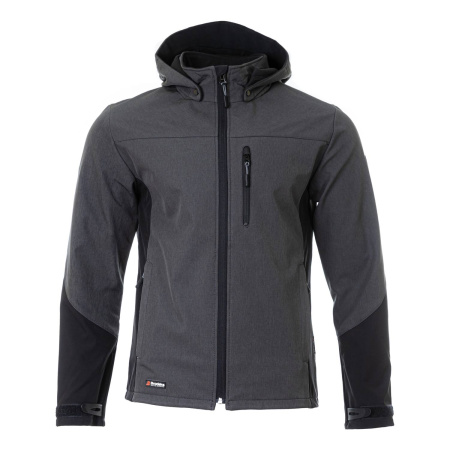 Куртка софтшелл BRODEKS KS237, серый/черный (S) (KS237GREYS)