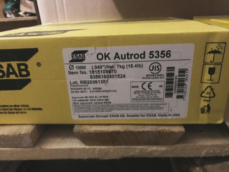 Проволока сварочная ESAB OK Autrod 5356 (OK Autrod 18.15)