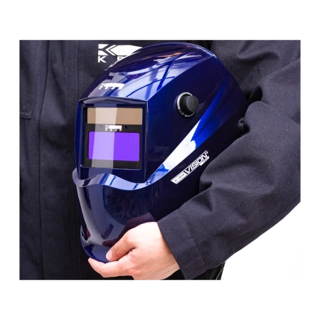 Маска сварочная КЕДР К-304 PRO, синяя (8004490)