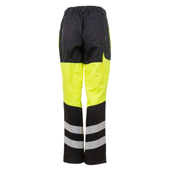 Брюки сигнальные женские BRODEKS KS319, желтый/черный (46) (KS319YELLOW46)