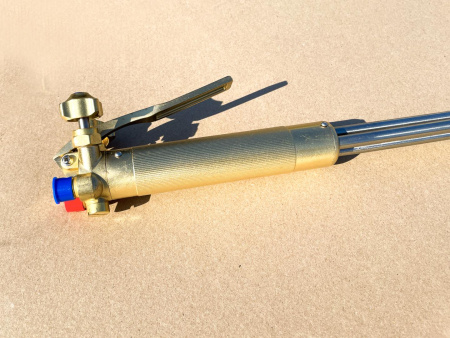 Резак пропановый KRASS SIDER 7 (рычажный до 300 мм) L=1100 мм, угол наклона головки 90 град, без мундштуков, удлинённый