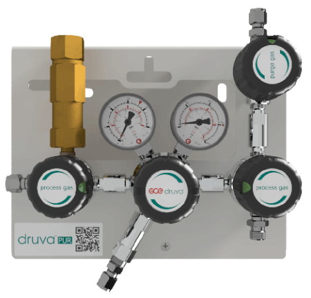 Рампа ручная одноплечевая GCE Druva MPLH0XS из хромированной латуни
