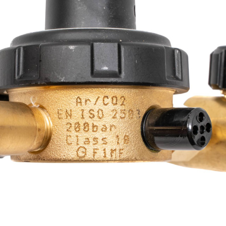 Регулятор для углекислоты и аргона KRASS Base Control SE FLOW ARG AR/CO2 - 200/- бар, вх. G3/4"; вых. G3/8"; ротаметр 0-32л/мин