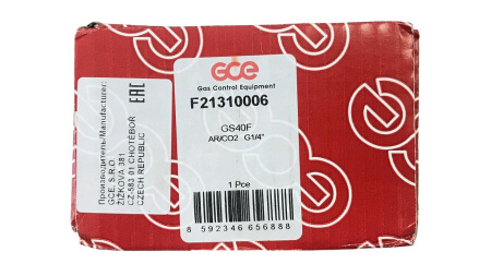 Экономизатор газа GCE GS40F AR/CO2, вх./вых. G1/4", фиксированный расход газа