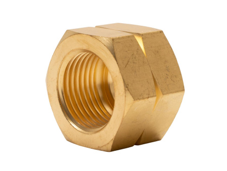 Гайка накидная GCE W21.8x1/14" LH (Латунь) (5 шт.)