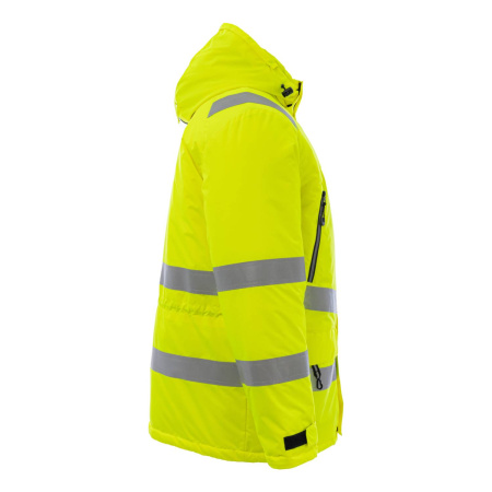 Куртка-парка сигнальная зимняя BRODEKS KW220, желтый (S) (KW220YELLOWS)