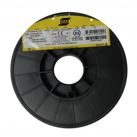 Проволока ESAB OK AlumaRod 4043 ф 1,0 мм (2,0кг) (7104104620)