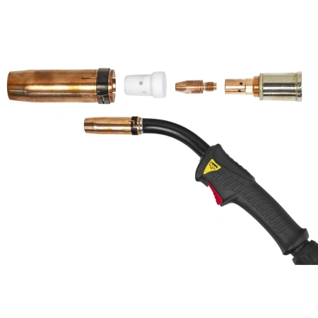 Сварочная горелка КЕДР MIG-500D PRO (евро адаптер) двойной контур жидк охл 5м (8014353)