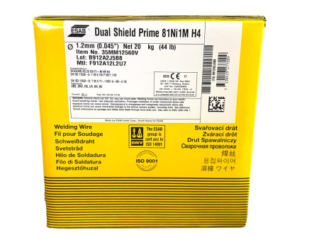 Проволока порошковая ESAB Dual Shield Prime 81Ni1M