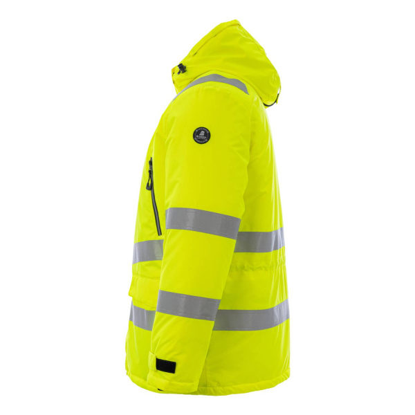 Куртка-парка сигнальная зимняя BRODEKS KW220, желтый (S) (KW220YELLOWS)