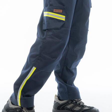 Комбинезон сварщика BRODEKS FS58-01, т.синий/черный (XS) (FS58-01NAVYXS)